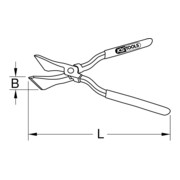 KS Tools inklapbare tang, recht-3