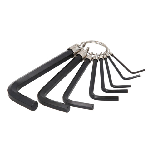 KS Tools Innensechskant-Winkelstiftschlüssel-Satz am Ring, 8-teilig2-10mm