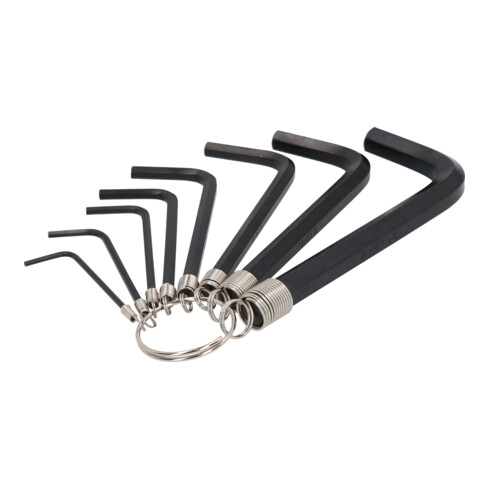 KS Tools Innensechskant-Winkelstiftschlüssel-Satz am Ring, 8-teilig2-10mm