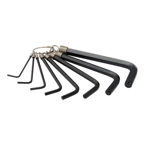 KS Tools Innensechskant-Winkelstiftschlüssel-Satz am Ring, 8-teilig2-10mm
