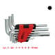 KS Tools Innensechskant-Winkelstiftschlüssel-Satz, im Klapphalter,9-tlg.1,5-10mm