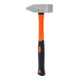 KS Tools INOX Marteau d'ingénieur avec manche en fibre de verre, 1000g