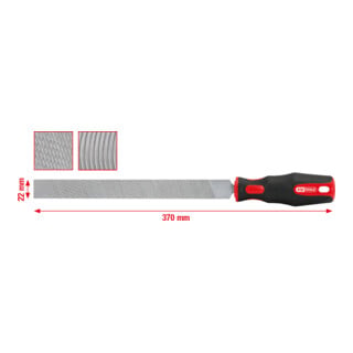 KS Tools Installations-Raspel, 370 mm