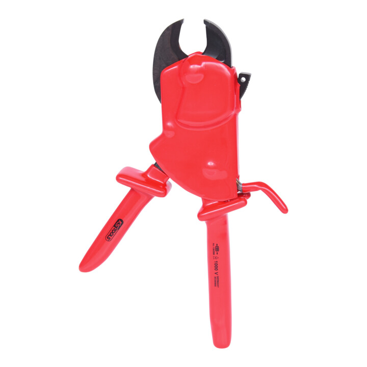 KS Tools Isolierte Einhand-Ratschenkabelschere