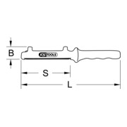 KS Tools Isolierte Kabelmantelsäge, 330mm-3