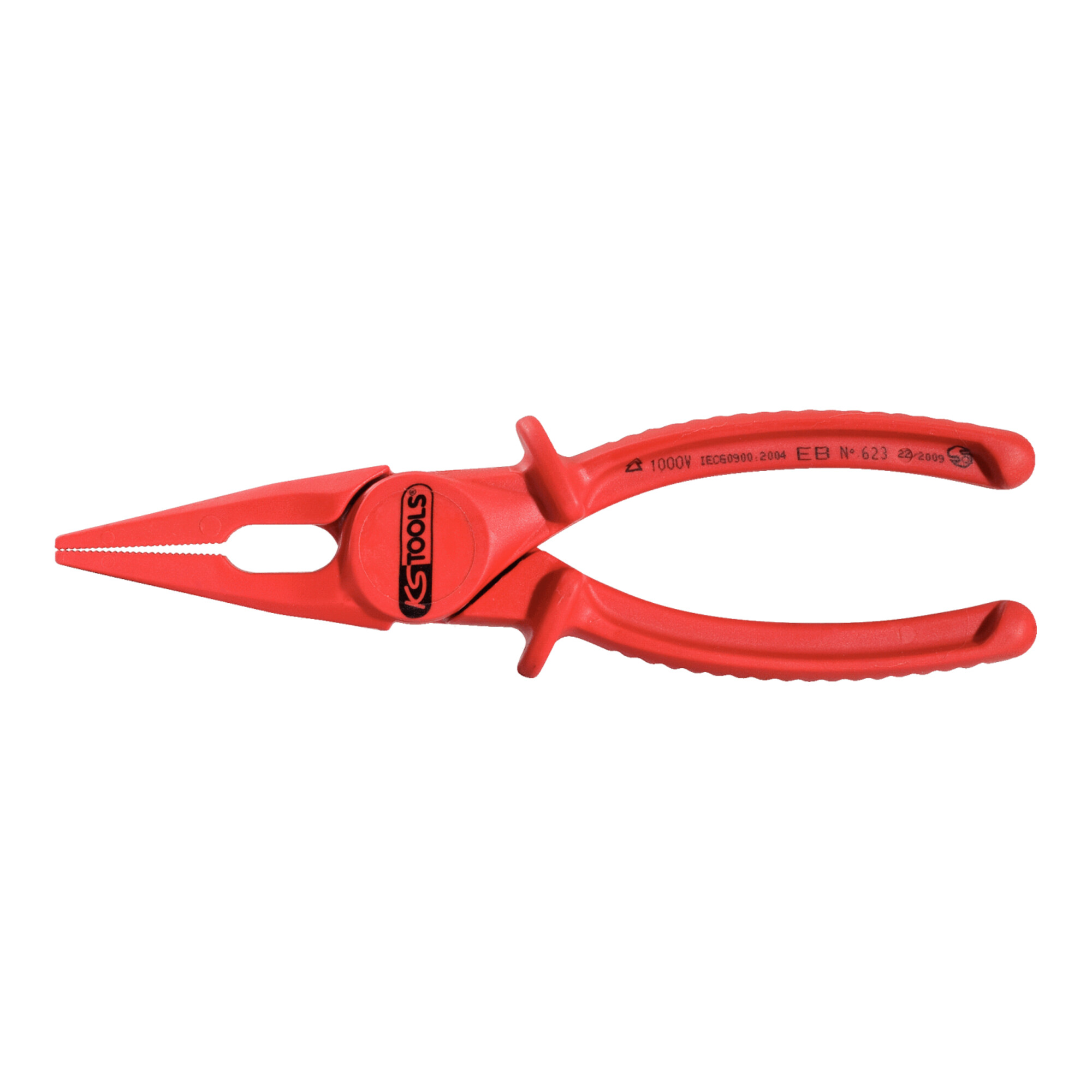 KS Tools Isolierte Kunststoff-Flachzange, 200mm