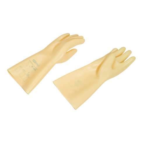 KS Tools Isolierter Elektriker-Schutzhandschuh, weiß