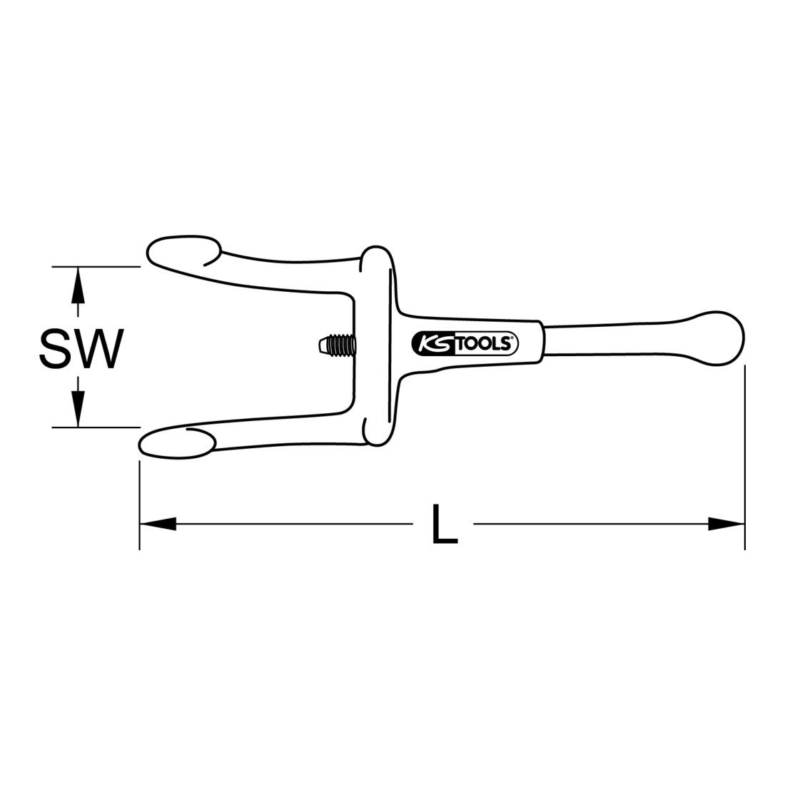 KS Tools Isolierter Gegenhalter