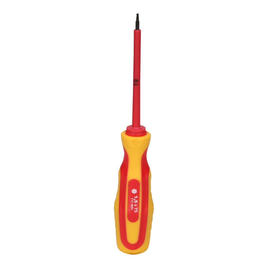 KS Tools Isolierter Innensechskant-Schraubendreher, 1,5mm