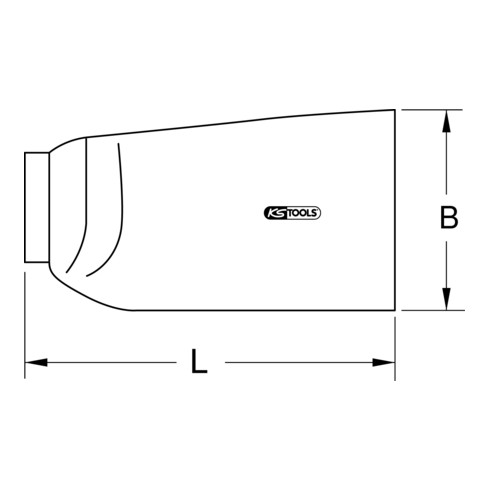 KS Tools Isolierter NH-Sicherungs-Aufsteckgriff