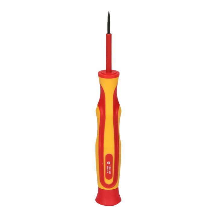 KS Tools Isolierter Präzisions-Schlitz-Schraubendreher