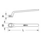 KS Tools Isolierter Ringschlüssel, gekröpft, 10mm