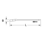KS Tools Isolierter Staubpinsel, gebogen-3