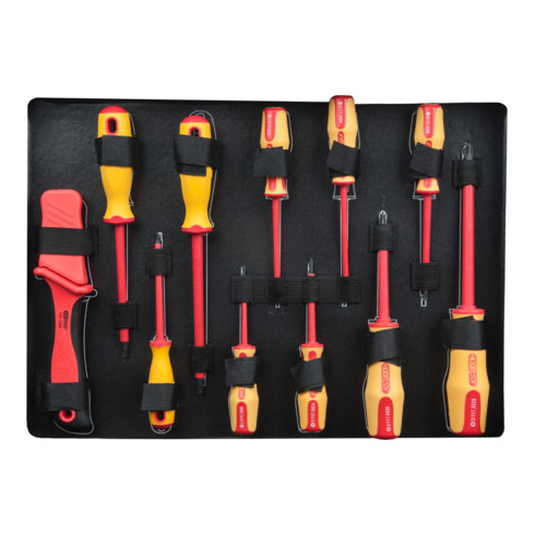 KS Tools Isolierter Werkzeug-Satz für Hybrid- und Elektrofahrzeuge, 43-tlg.