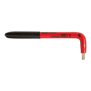 KS Tools Isolierter Winkelstiftschlüssel, 8mm
