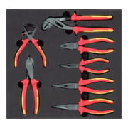 KS Tools Isolierter Zangen-Satz, 7-teilig, in 2/3 Systemeinlage-1
