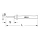 KS Tools Isoliertes Guttaperchamesser, 50 mm-3