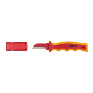 KS Tools Isoliertes Kabelmesser, 205 mm mit Sicherheits-Kunstoffgriff