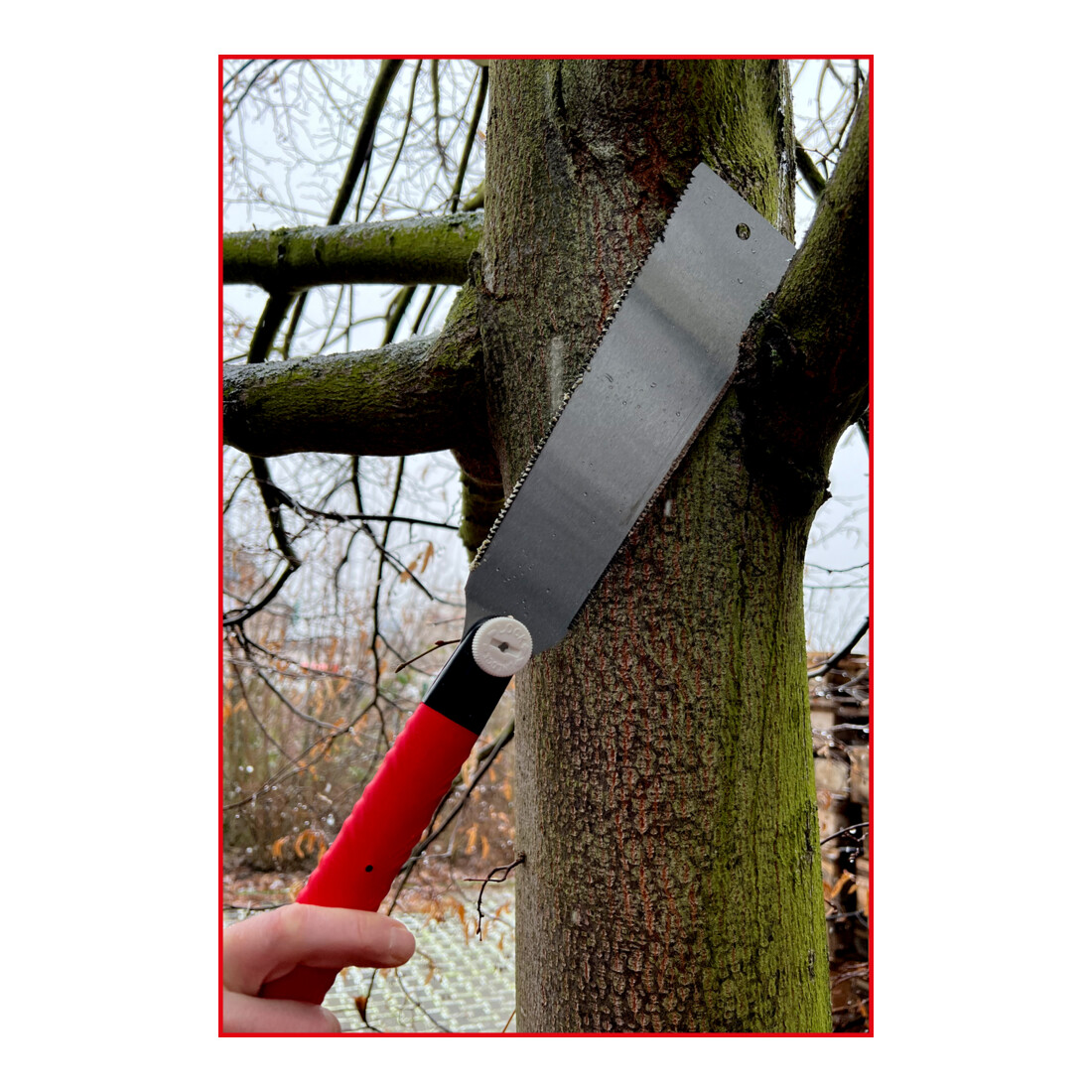 KS Tools Japanse trekzaag, dubbelzijdig getand