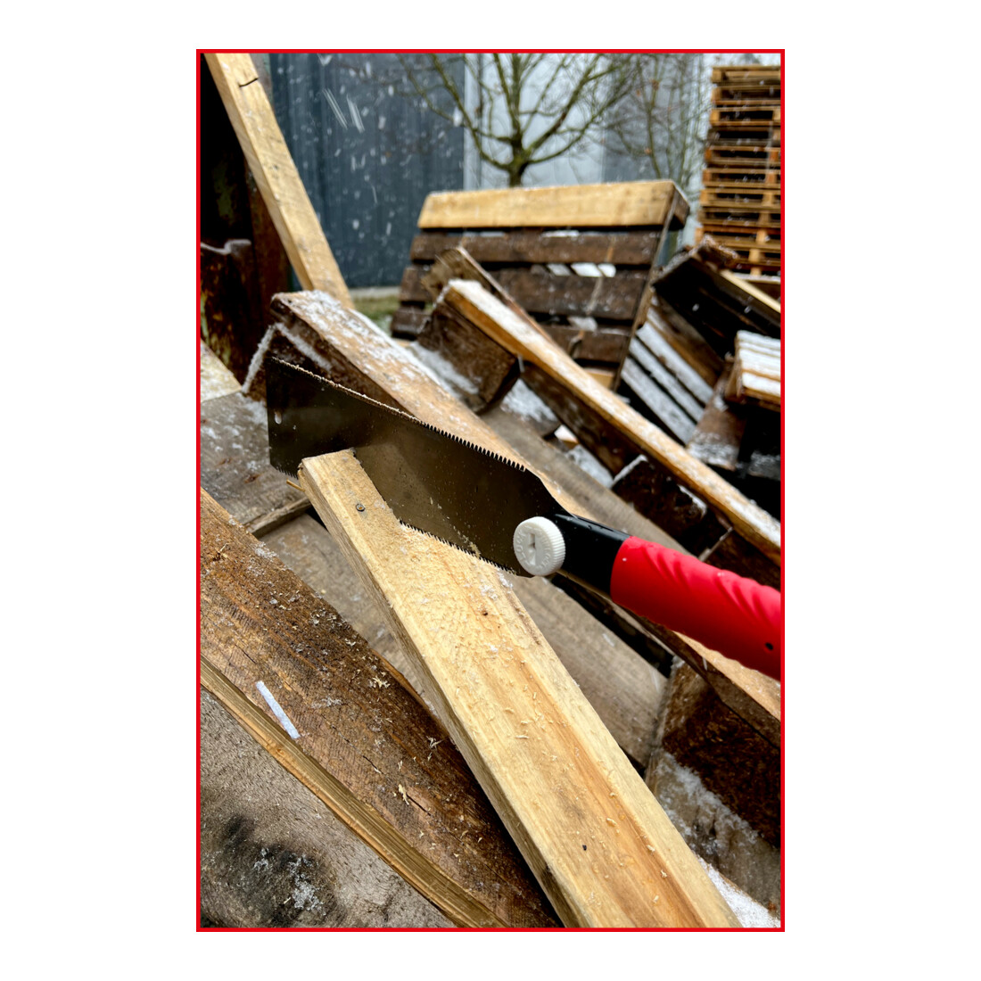 KS Tools Japanse trekzaag, dubbelzijdig getand
