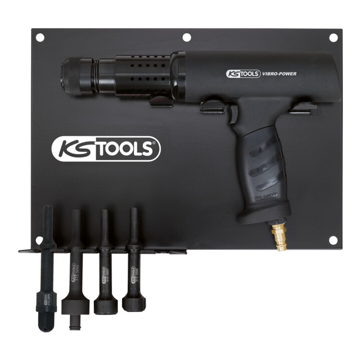 KS Tools Jeu burin pneumatique Vibro-Impact, 6 pcs.