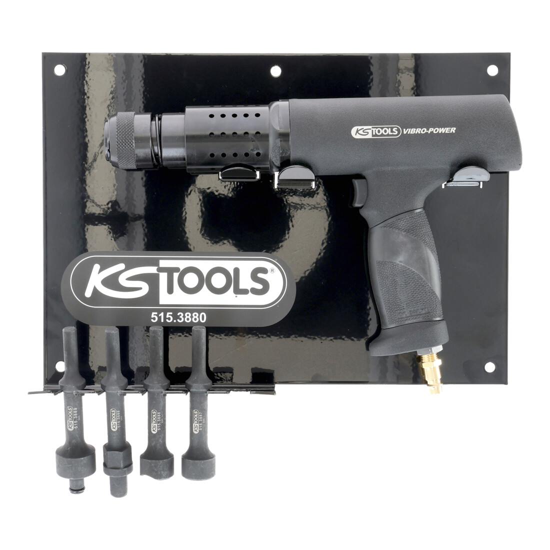KS Tools Jeu burin pneumatique Vibro-Impact, 6 pcs.
