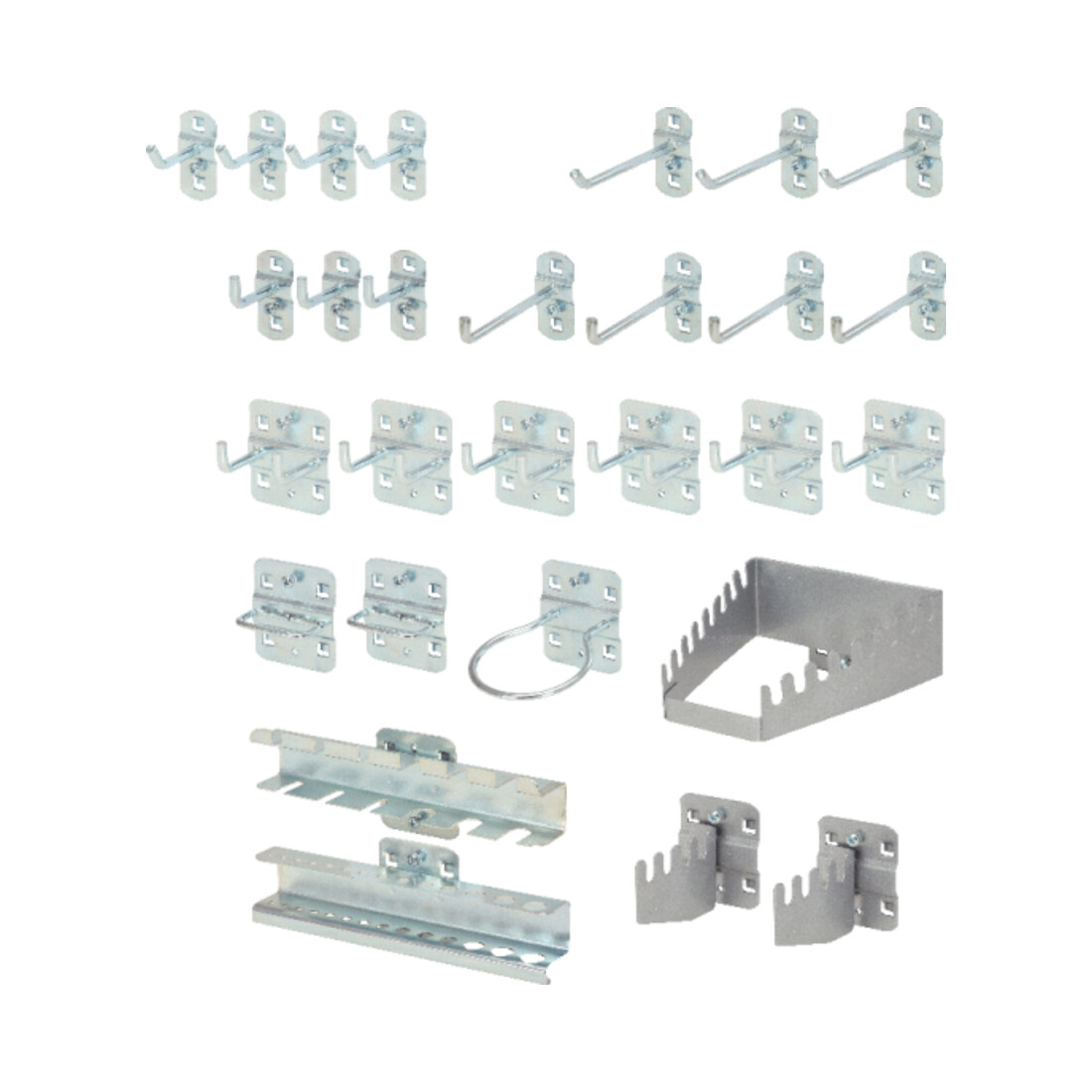 KS Tools Jeu crochets+accessoires d'accroche 28pcs.