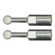 KS Tools Jeu d'adaptateurs pour roulement à billes, 2 pièces, Ø 12,5 mm