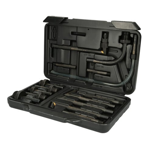 KS Tools Jeu d'adaptateurs universels pour le remplissage de boîte de vitesses, 15 pcs.