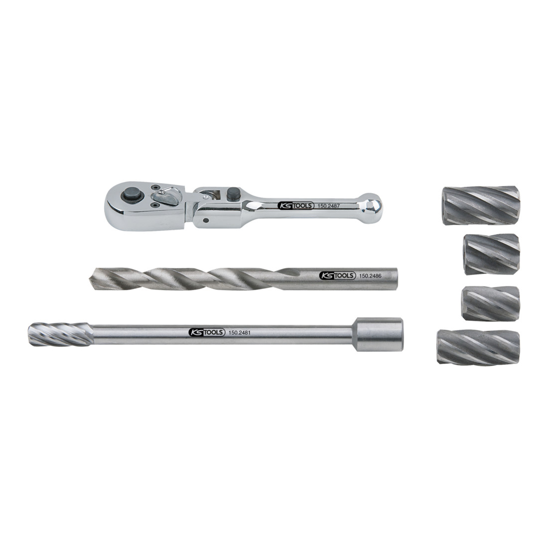 KS Tools Jeu d'alésoirs ABS, 7 pcs
