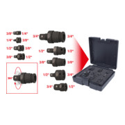 KS Tools Jeu d'augmentateurs/réducteurs à chocs, 9 pcs.-2
