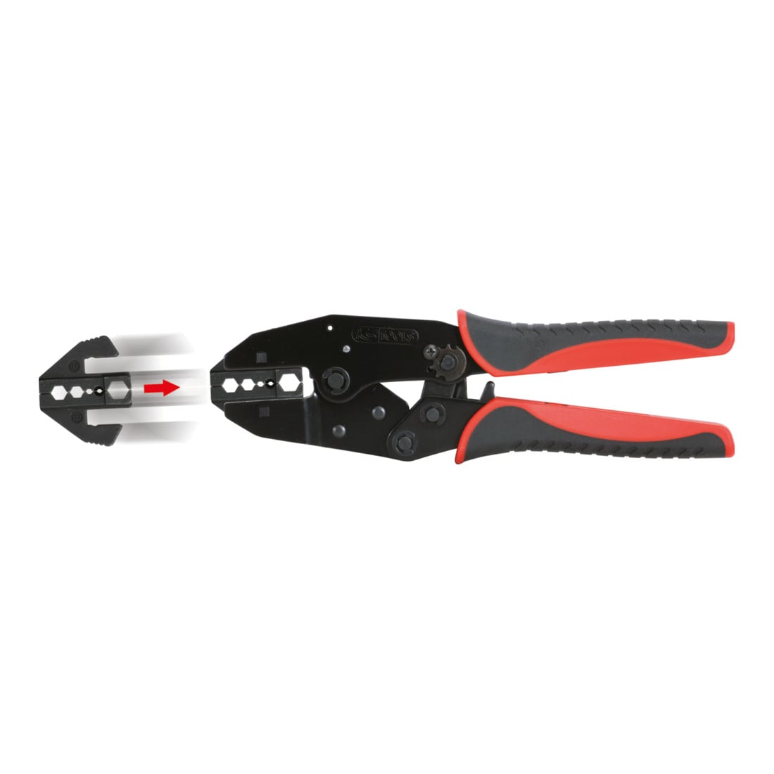 KS Tools Jeu de 283 outils pour le sertissage et le dénudage + cosses, 283 pcs.