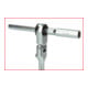KS Tools Jeu de clés à cliquet réversibles à embout 1/4" avec adaptateur enfichable pour prises, 3 pièces