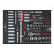 KS Tools Jeu de clés à douille 1/4"+3/8"+1/2", 179 pcs. dans l'insert système 1/1