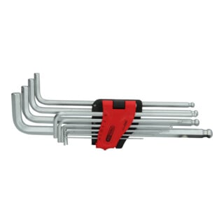 KS Tools Jeu de clés à douille hexagonale à boule, XL, 10 pcs.