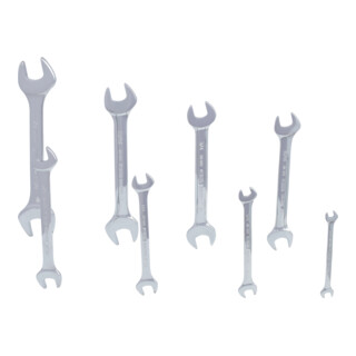KS Tools Jeu de clés à fourche CHROMEplus, 8 pcs.