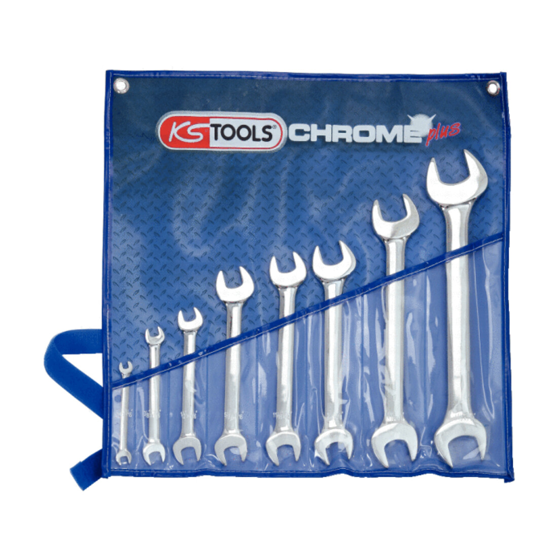 KS Tools Jeu de clés à fourche CHROMEplus, 8 pcs.
