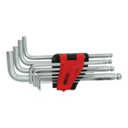 KS Tools Jeu de clés Allen à boule, longues, métriques, 10 pcs.-4