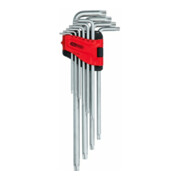 KS Tools Jeu de clés Allen Torx avec trou, XL, 10 pcs.TB8-TB50