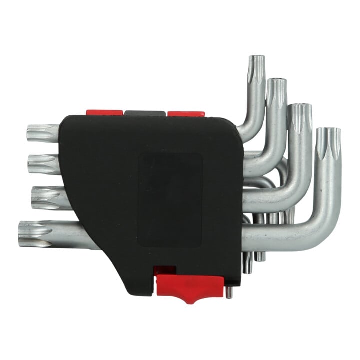 KS Tools Jeu de clés Allen TX avec trou, courtes, 10 pièces, TB8-TB50