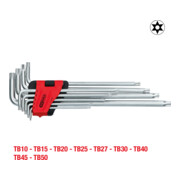 KS Tools Jeu de clés Allen TX avec trou, XL, 9 pcs.TB10-TB50-1