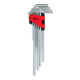 KS Tools Jeu de clés Allen TX avec trou, XL, 9 pcs.TB10-TB50