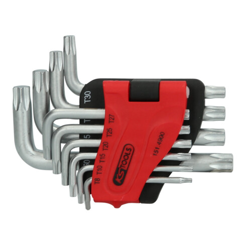 KS Tools Jeu de clés Allen TX, courtes, 10 pcs.