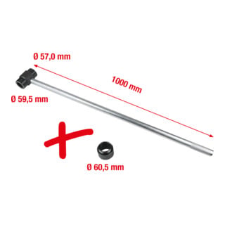 KS Tools Jeu de clés de maintien pour amortisseur de vibrations pour BMW, 5 pcs.