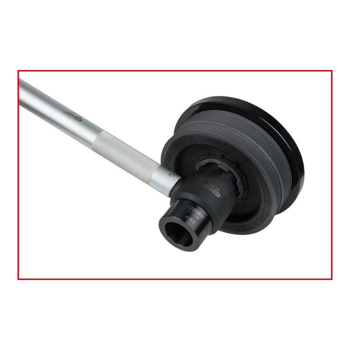 KS Tools Jeu de clés de maintien pour amortisseur de vibrations pour BMW, 5 pcs.
