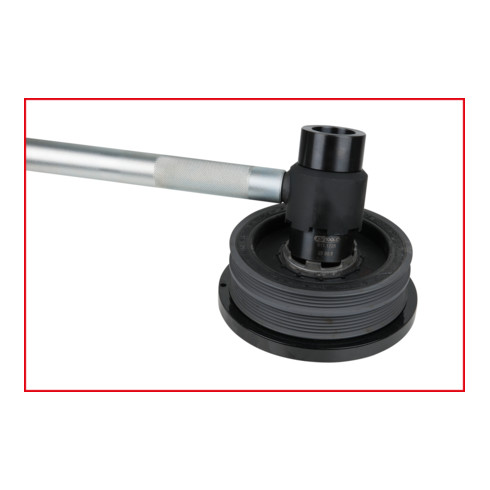 KS Tools Jeu de clés de maintien pour amortisseur de vibrations pour BMW, 5 pcs.