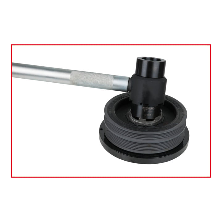 KS Tools Jeu de clés de maintien pour amortisseur de vibrations pour BMW, 5 pcs.