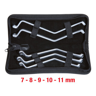 KS Tools Jeu de clés de purge de frein, 5 pcs., 7-11mm