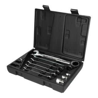 KS Tools Jeu de clés mixtes à cliquet GEARplus, 10 pcs.