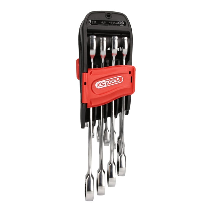 KS Tools Jeu de clés mixtes à cliquet GEARplus, 10 pcs.